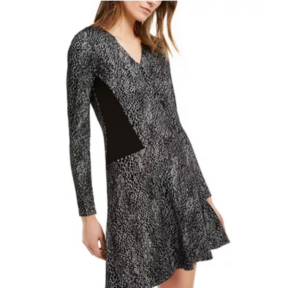 Paneled A-Line Dress